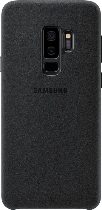 Samsung EF-XG965AB Alcantara Cover für Galaxy S9+ schwarz