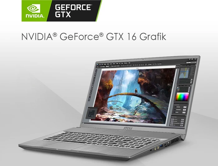 MSI Creator 17M 032-A9SD, Space Grey, Core i7-9750H, 16GB RAM, 512GB SSD, GeForce GTX 1660 Ti, DE