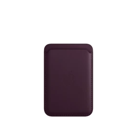 Apple iPhone Leder Wallet mit MagSafe Dunkelkirsch