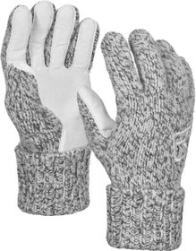 Ortovox Classic Wool Leather Handschuhe grey blend