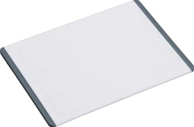 Kesper Schneidbrett Tranchierbrett Kunststoff 40x28.5cm weiß/grau