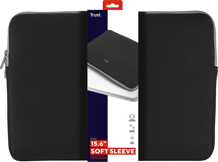Trust Primo Soft Sleeve 15.6" schwarz