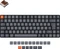 Keychron K3 V2, 75% TKL, LEDs weiß, hot-swap, schwarz/grau, Keychron LOW PROFILE Optical BROWN, USB/Bluetooth, DE Vorschaubild