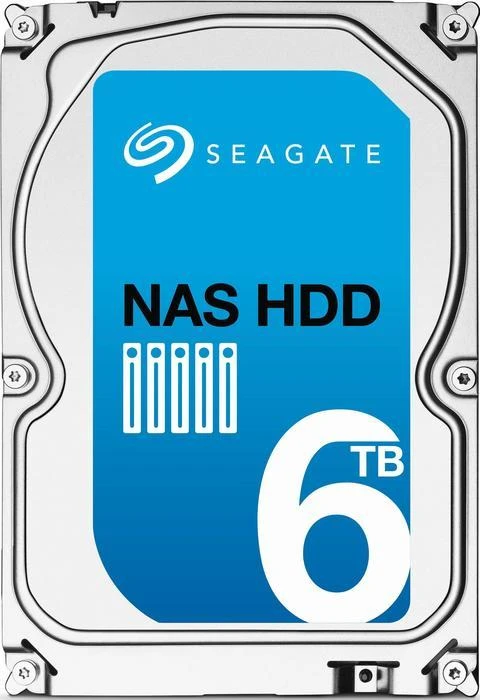 Seagate NAS HDD 6TB, 24/7, 512e / 3.5" / SATA 6Gb/s