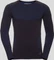 Odlo Slokar Performance Wool Baselayer Funktionsshirt langarm black/jake blue (Herren) Vorschaubild