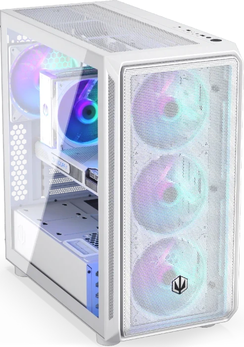 Endorfy Arx 700 ARGB White, Glasfenster