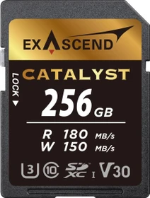 Exascend Catalyst R180/W150 256GB, UHS-I U3, Class 10