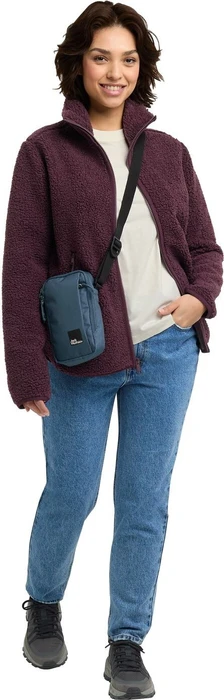 Jack Wolfskin High Curl Fleece Jacke amaranth (Damen)