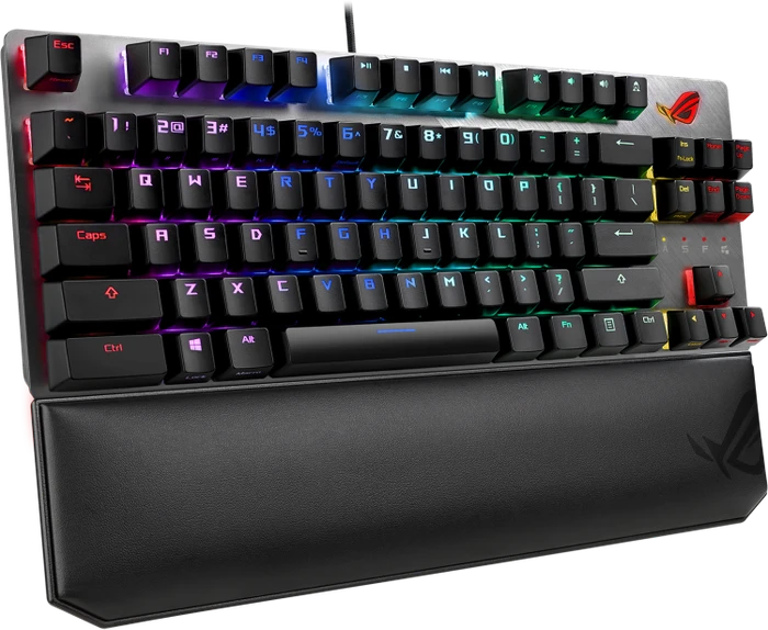 ASUS ROG Strix Scope NX TKL Deluxe, schwarz/grau, ROG NX RED, USB, US