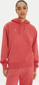 Champion Fleece mit großem Ton in Ton Logo Hoodie rot (Damen)