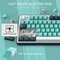 RK Royal Kludge S98, Turquoise Green, 96%, hot-swap, RK Tactile Beige, USB/Bluetooth, US Vorschaubild