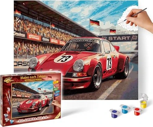 Schipper Arts & Crafts Malen nach Zahlen Porsche 911 Carrera RSR 2.8