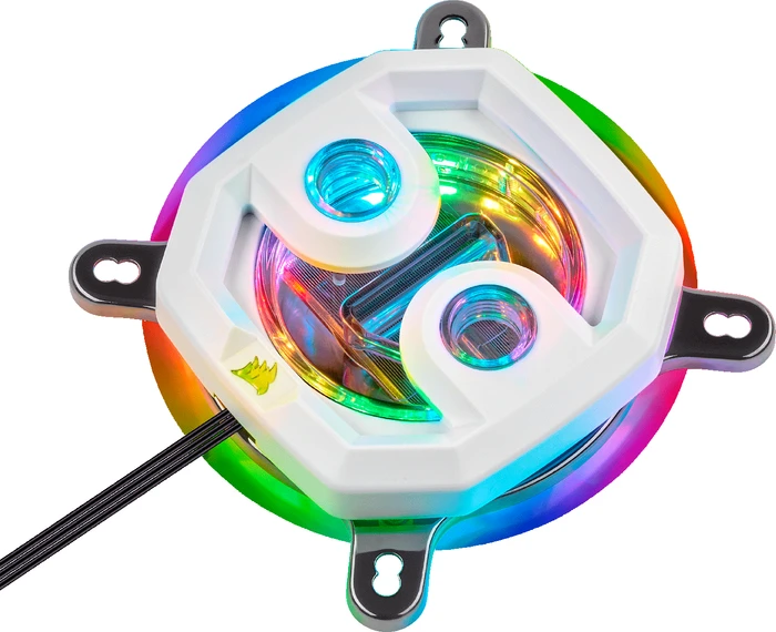 Corsair Hydro X Series XC7 RGB - 2019, weiß, 115X/AM4