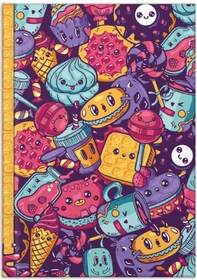 RNK-Verlag Sweets Notizbuch, A4, glatt, Hardcover, 96 Blatt