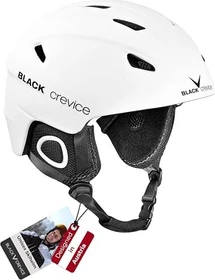 Black Crevice Kitzbühel Helm weiß