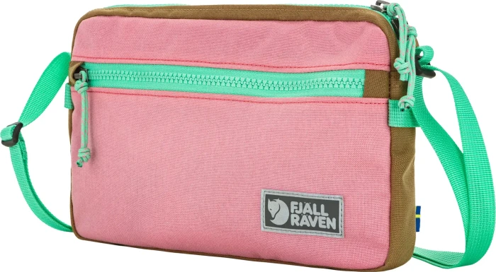 Fjällräven Vardag Pocket Large Umhängetasche poppy pink/khaki dust