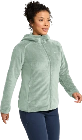 Jack Wolfskin Rotwand Hooded Full-Zip Fleece Funktionsjacke green zinnia (Damen)