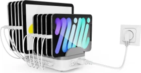 Compulocks USB-Ladestation UK Plugs, Tablet und Smartphone, 10 Geräte