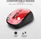 Trust Yvi Wireless Mouse Red Brush, USB Vorschaubild