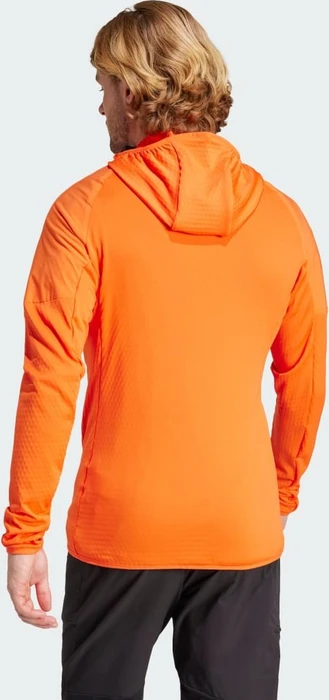 adidas Terrex Techrock Hooded Wind Fleece Jacke semi impact orange (Herren)