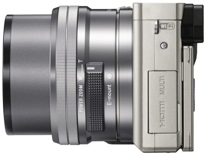 Sony Alpha 6000 silber mit Objektiv E PZ 16-50mm 3.5-5.6 OSS