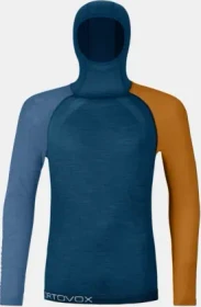 Ortovox 120 Comp Light Hoody Funktionsshirt langarm petrol blue (Herren)