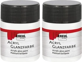 Kreul Acryl Glanzfarbe, weiß, 50ml