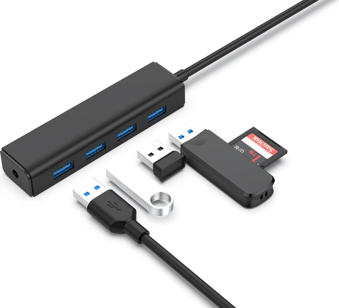 Conceptronic 4 Port USB 3.0 Hub, USB-C 3.0 [Stecker]