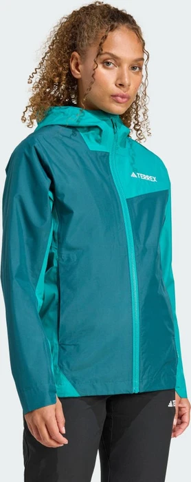 adidas Terrex Multi 2.5L Rain.RDY Funktionsjacke mystery green/pure teal (Damen)