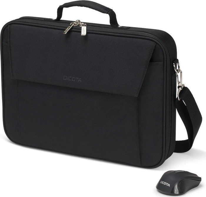 Dicota Multi Wireless Mouse Kit, Maus mit Notebooktasche 15.6", USB