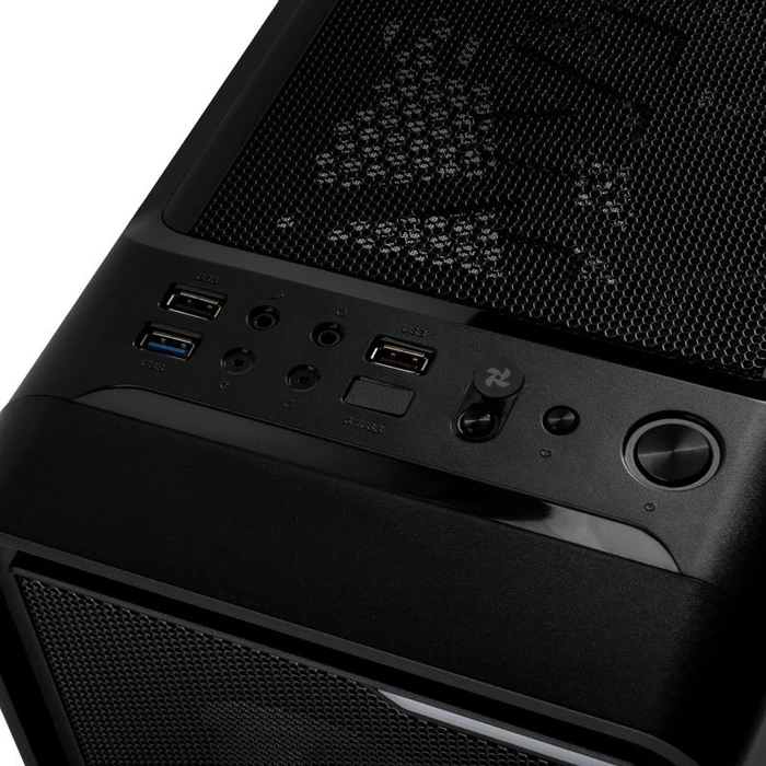 Zalman M3 Plus RGB, schwarz, Glasfenster