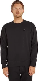 Tommy Hilfiger Fleece mit Flag Patch Sweatshirt schwarz (Herren)