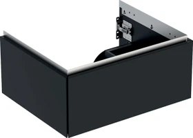 Geberit ONE Unterschrank für Waschtisch, mit einer Schublade, 60cm, schwarz/lackiert matt