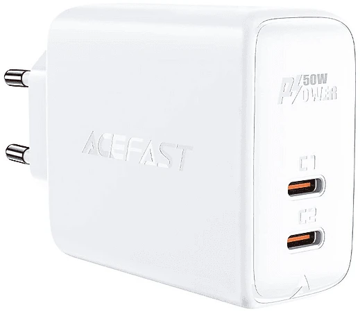 Acefast Fast Charge Wall Charger A29 GaN PD 50W weiß