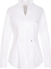 Seidensticker Kelchkragenbluse Slim Fit Hemd langarm weiß (Damen)
