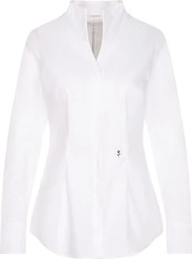 Seidensticker Kelchkragenbluse Slim Fit Hemd langarm weiß (Damen)