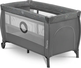 Lionelo Stefi Plus 2in1 Reisebett grey multicolor