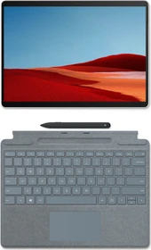 Microsoft Surface Pro X, Platin, SQ2, 16GB RAM, 512GB, LTE, Surface Pro X Signature Keyboard Eisblau, Surface Slim Pen Bundle
