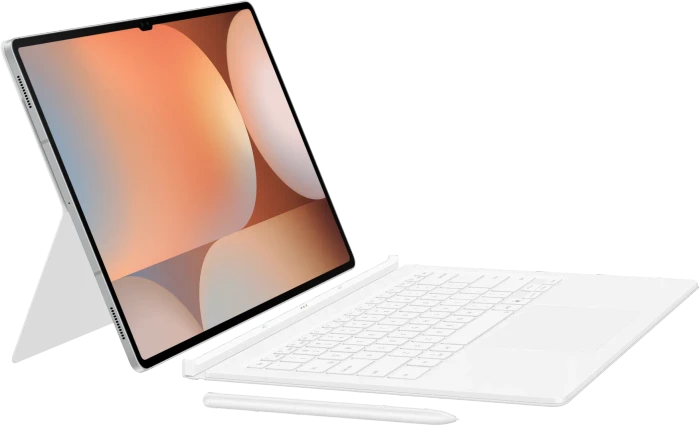 Samsung EF-DX925 Book Cover Keyboard mit AI-Taste für Galaxy Tab S9 Ultra / Tab S10 Ultra, weiß, DE