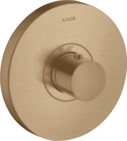 Hansgrohe Axor ShowerSelect rund Thermostat brushed bronze