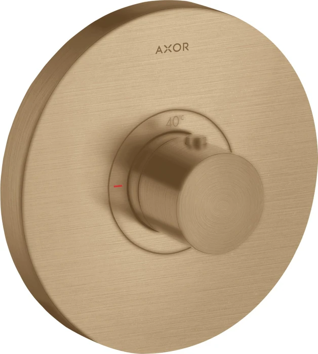 Hansgrohe Axor ShowerSelect rund Thermostat brushed bronze