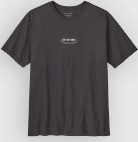 Patagonia 95 Oval Logo T-Shirt kurzarm ink black (Herren)