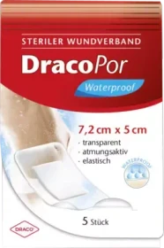 Dr. Ausbüttel DracoPor Waterproof Wundverband Duschpflaster,  5 x 7.2cm,     5 Stück