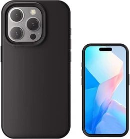 4smarts Silicone Case Cupertino MagSafe für Apple iPhone 16 Pro schwarz