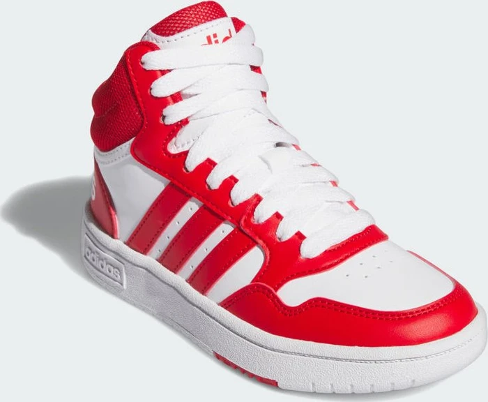 adidas Hoops Mid cloud white/better scarlet (Junior)