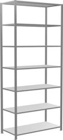 Schulte Lagertechnik Multiplus 150 Schwerlastregal 130x300x60cm verzinkt