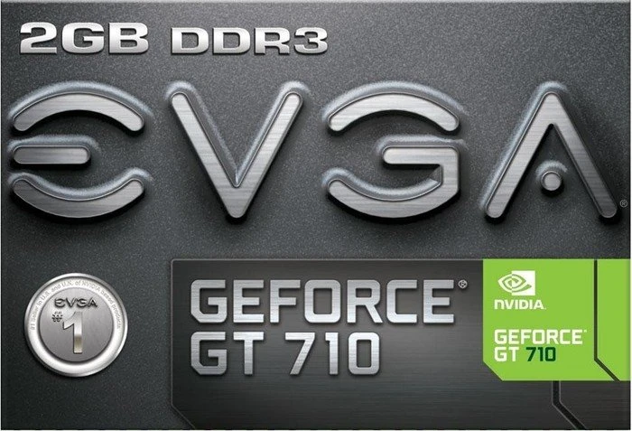 EVGA GeForce GT 710 low profile, 2GB DDR3, VGA, DVI, HDMI