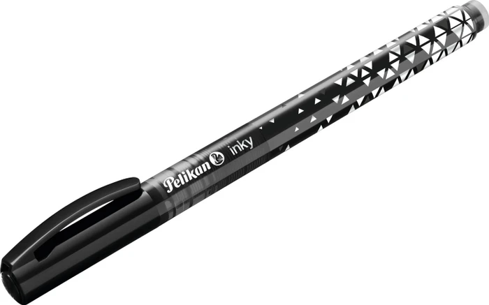 Pelikan inky Tintenroller (Mine) schwarz, Rechtshänder, Faltschachtel
