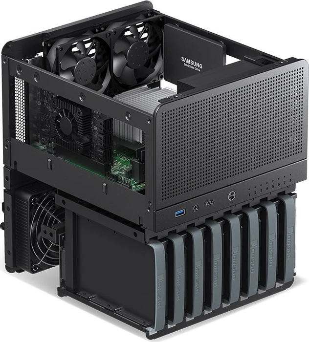Jonsbo N3, schwarz, Mini-ITX