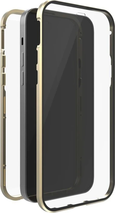 White Diamonds 360° Glass Case für Apple iPhone 14 gold